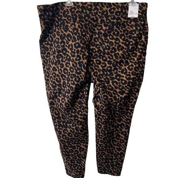 2 Pants Terra & Sky Women's High Rise Fitted Leggings & Skinny Mid-Rise JEGGING - Picture 6 of 8